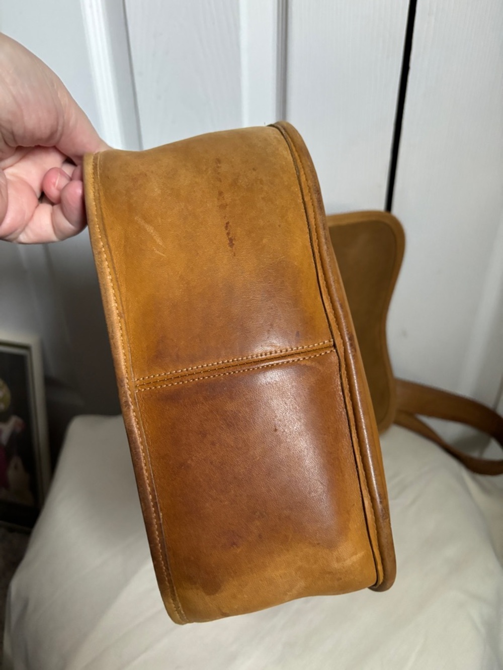 Vintage 1970’s Coach Classic Pouch, New York City! - Picture 5 of 16